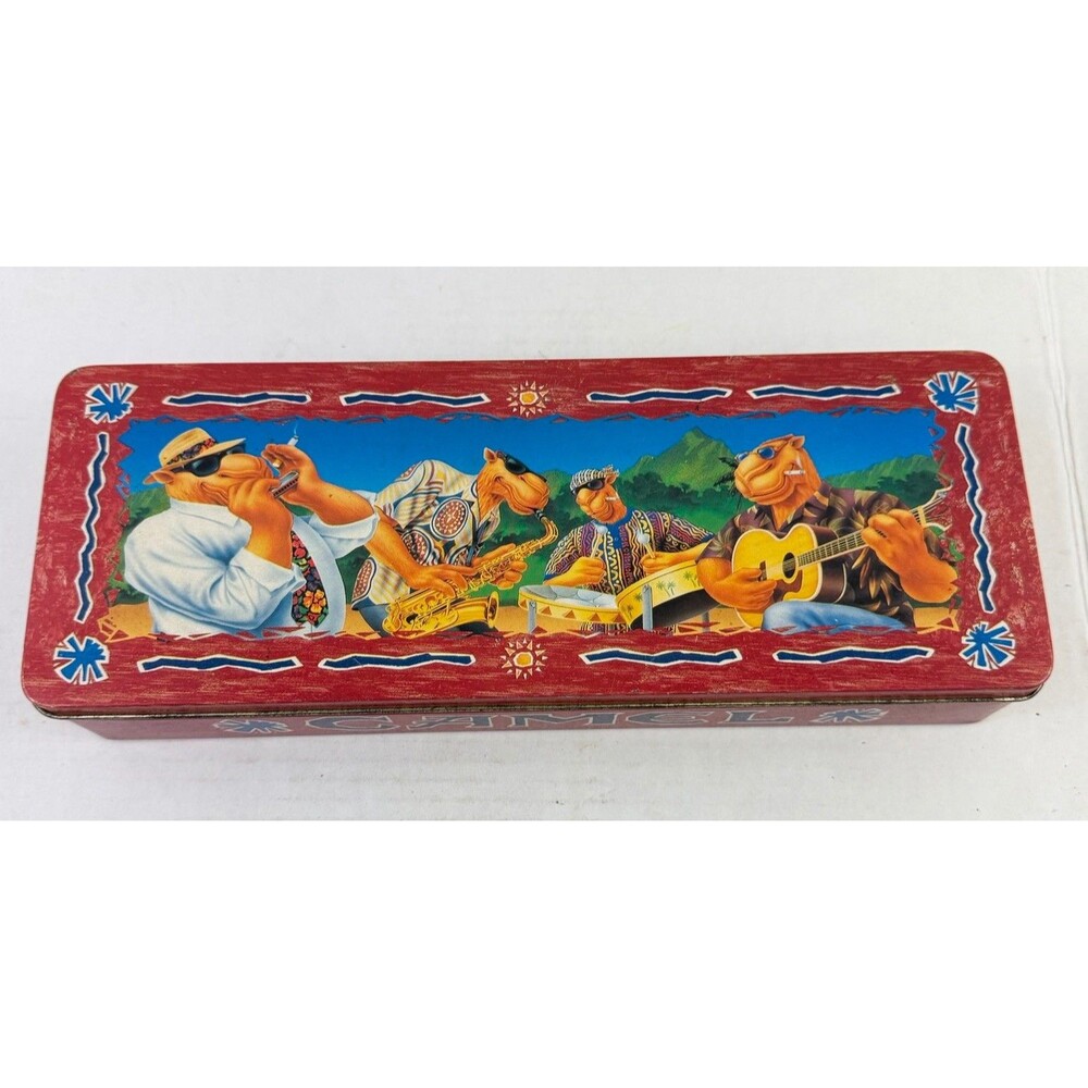 Smokin' Joe's Camel Tin with original unopened lighters 1994 collectable. New